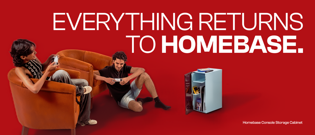 HOMEBASE CONSOLE STORAGE CABINET